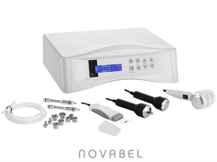 Imagen de Aparato 4 en 1 Multiequipment Weelko Microdermoabrasion + Ultrasonidos + Martillo Frio & Calor + Peeling Ultrasonico F332