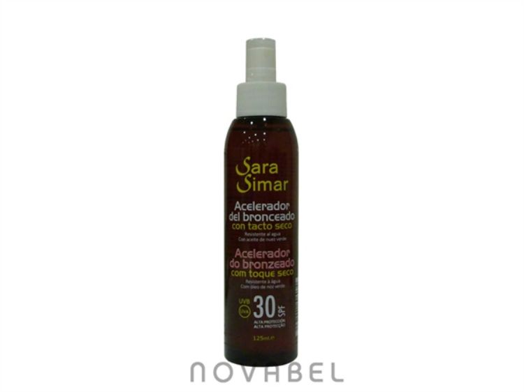 Imagen de Aceite Acelerador del Bronceado Sara Simar SPF-30 125 ml