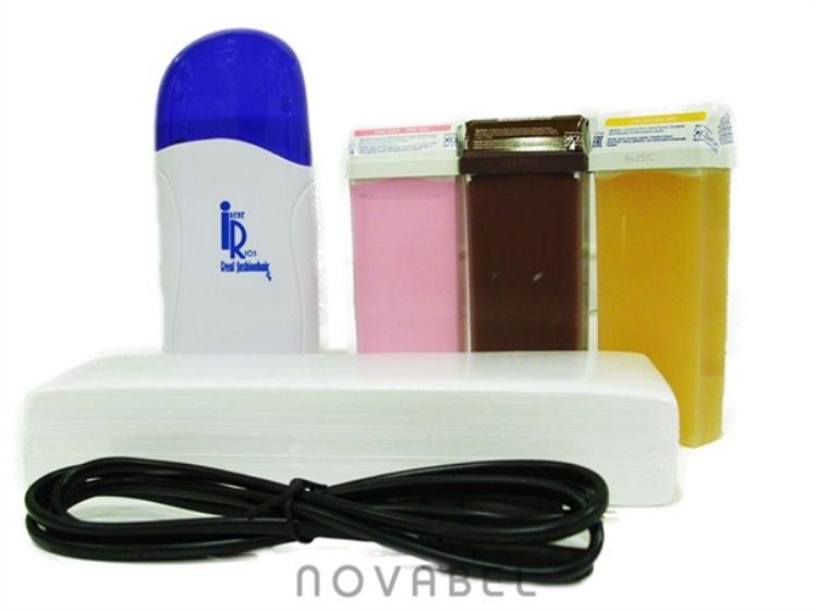 Imagen de KIT Aparato depilación individual IR + 3 Cartuchos cera roll-on + 100 bandas