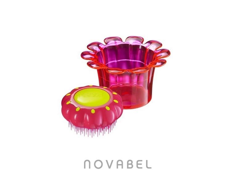 Imagen de CEPILLO TANGLE TEEZER MAGIC FLOWERPOT ROSA