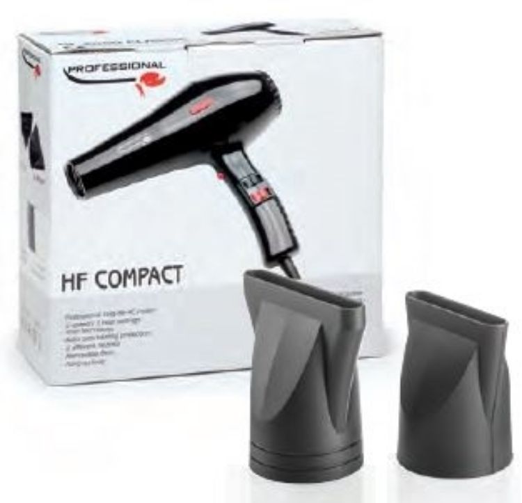 Imagen de Secador de pelo color negro Ionic HF 1800 Compact