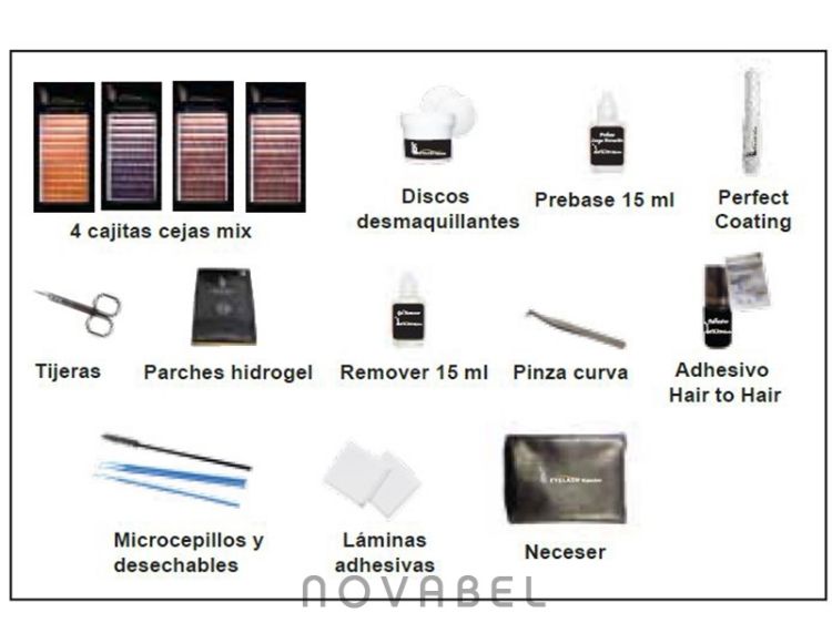 Imagen de EXTENSIONES DE CEJAS IRENE RIOS KIT