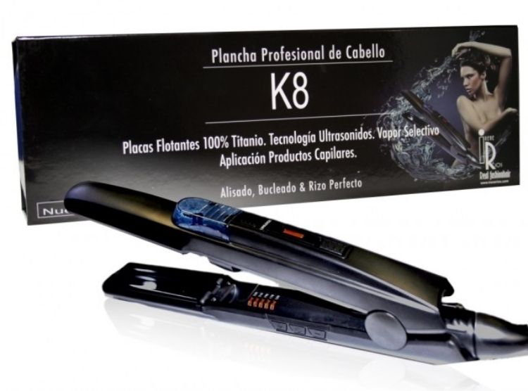 Imagen de PLANCHA DE PELO IRENE RIOS K8 VAPOR