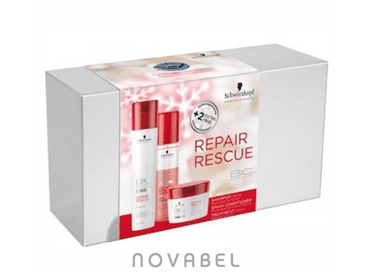 Imagen de BC Repair Rescue Pack  Schwarzkopf Champú + Mascarilla + Spray