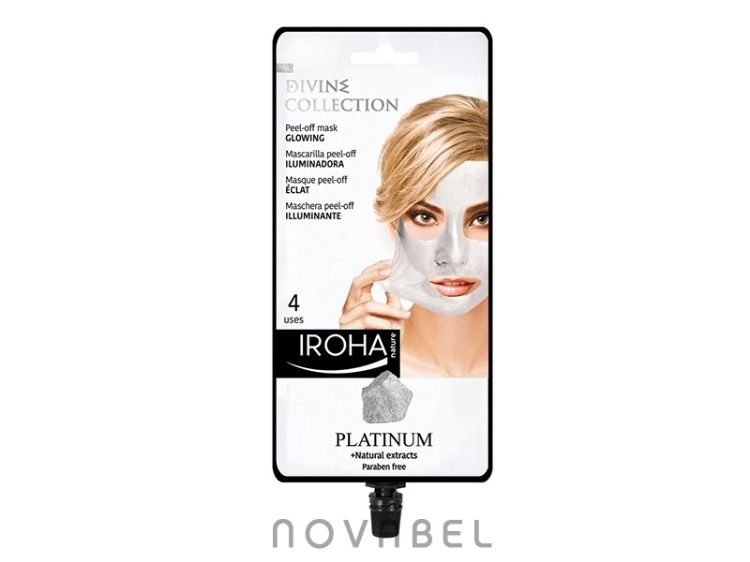 Imagen de Mascarilla Iluminadora Iroha Nature Peel Off Platino 