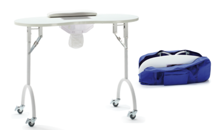 Imagen de Mesa de manicura plegable y portable con aspirador  XN