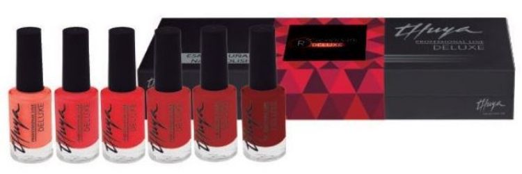 Imagen de Pack Esmaltes Thuya Deluxe Rojos opción B 6 ud