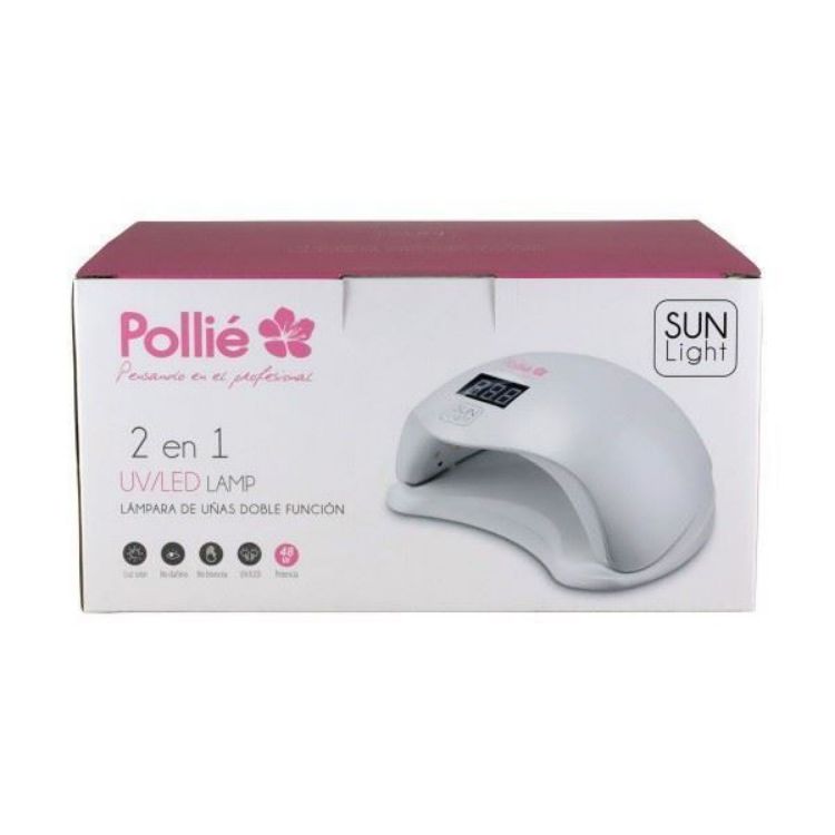 Imagen de Lámpara 2 en 1 UV/LED de secado de uñas Pollié SUN LIGHT