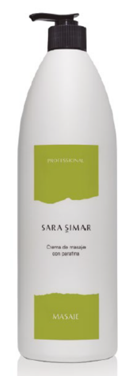 Imagen de Crema de Masaje Sara Simar con parafina 1000 ml