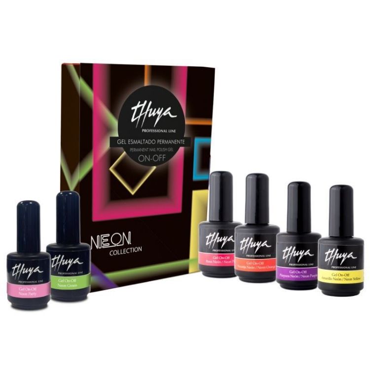 Imagen de Kit 6 Esmaltes Semipermanentes Thuya Neon Collection