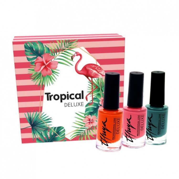 Imagen de Kit Esmaltes Deluxe Thuya Trio Tropical