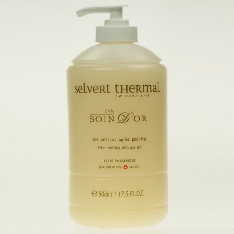 Imagen de 24K Soin D´Or Selvert Gel Delicat aprés Peeling 500 ml