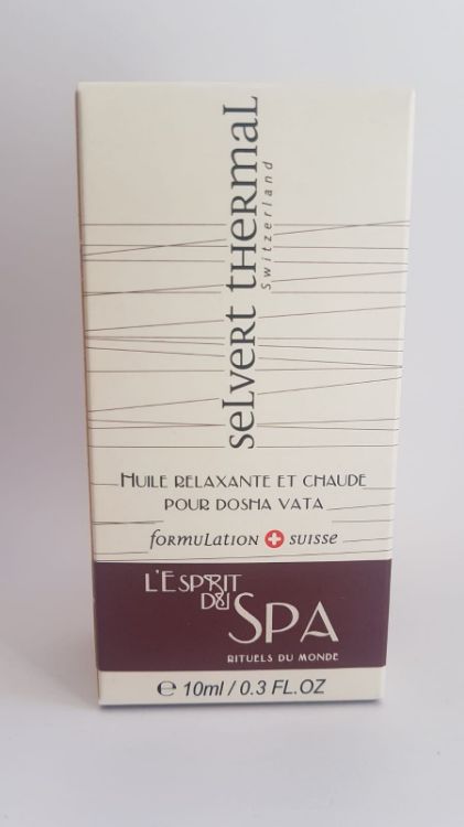 Imagen de L´Esprit du Spa Selvert Huile Relaxante et Chaude pour Dosha Vata 10 ml