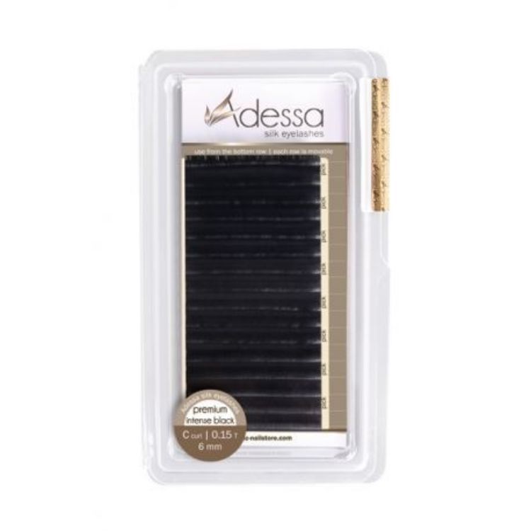 Imagen de Silk Lashes Tray C-Curl 0.15 grosor Adessa 6mm