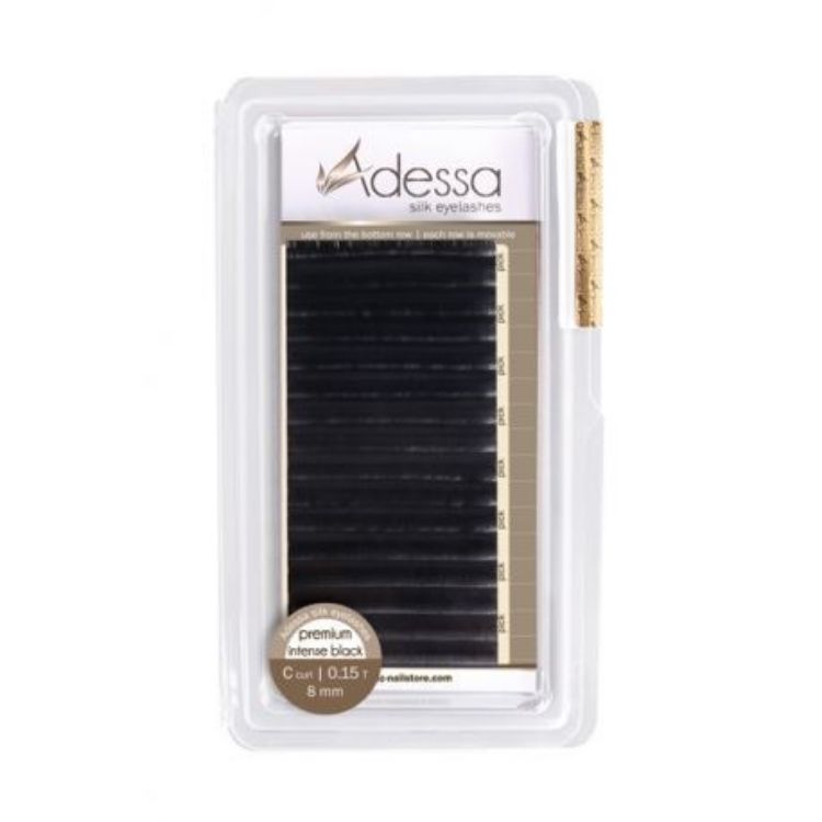 Imagen de Silk Lashes Tray C-Curl 0.15 grosor Adessa 8mm