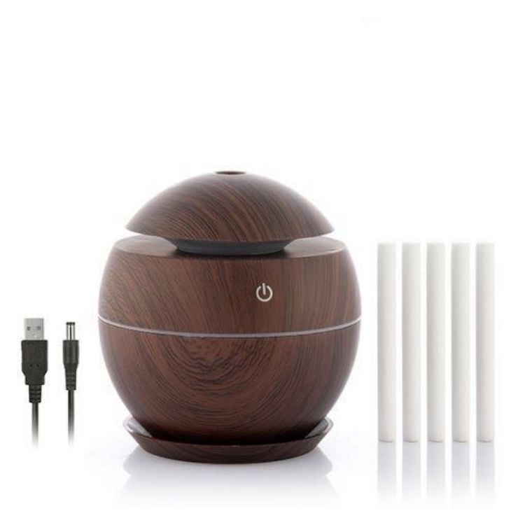 Imagen de Mini Humidificador Difusor de Aromas InnovaGoods Dark Walnut