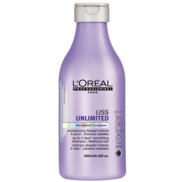 Imagen de Liss Unlimited Champú Alisador Loreal Cabellos Rebeldes 250 ml