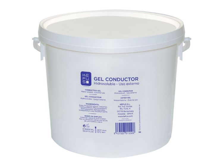 Imagen de Gel Conductor Kefus Ultrasonidos Cubo 5000 ml