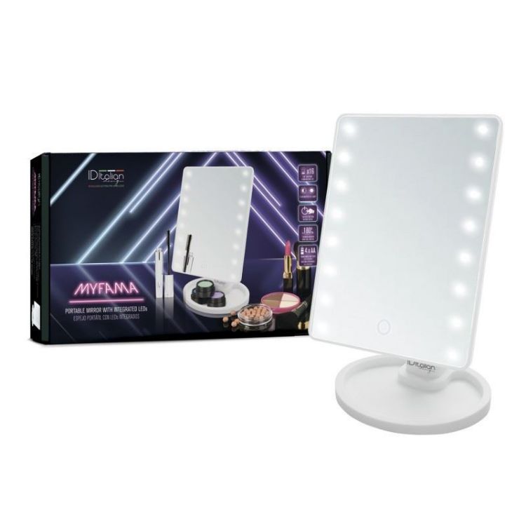 Imagen de Espejo Make-Up Led Postquam Portátil