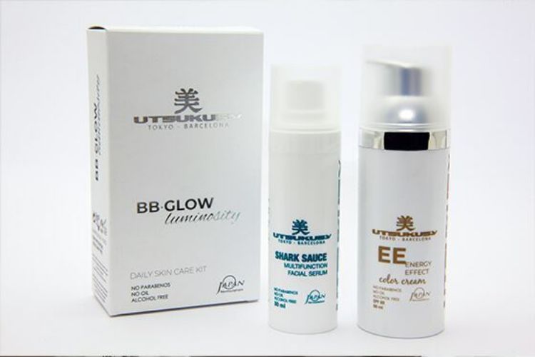 Imagen de Kit Utsukusy BB GLOW con EE Cream Tono Medio 50ml + Shark Sauce 30ml - copiar