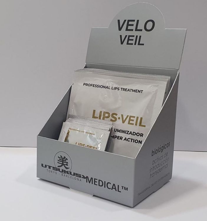 Imagen de Velo + Exfoliante Labios Utsukusy Hyalu In 10 unidades