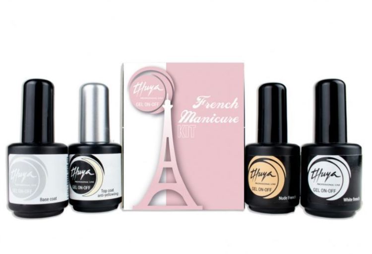 Imagen de Kit de Esmaltes Semipermanentes Thuya 'French Manicure'