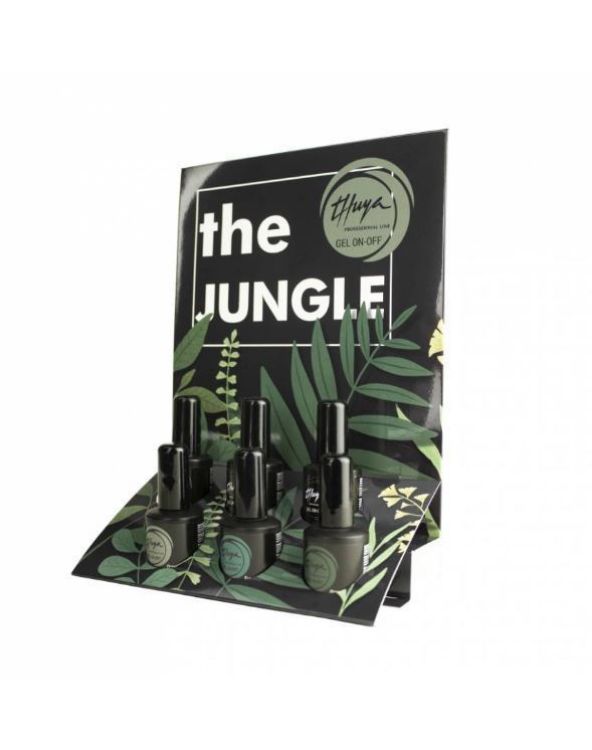 Imagen de Expositor Thuya Esmaltes Semipemanentes The Jungle + REGALO