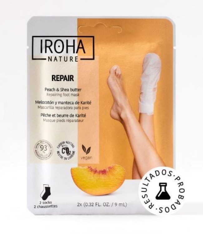 Imagen de Calcetines Reparadores Melocotón Iroha Nature Nutrición intensa