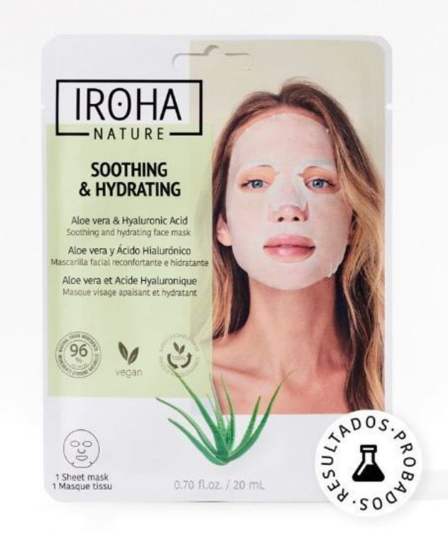 Imagen de Mascarilla en Tisú Reconfortante e Hidratante Aloe Vera Iroha Nature