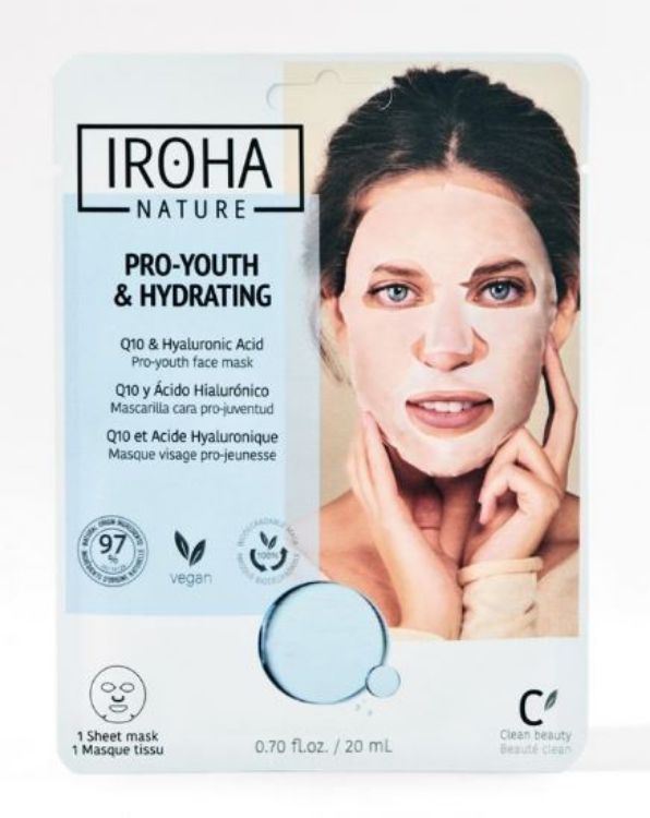 Imagen de Mascarilla en Tisú Antioxidante y Antiedad Q10 Iroha Nature