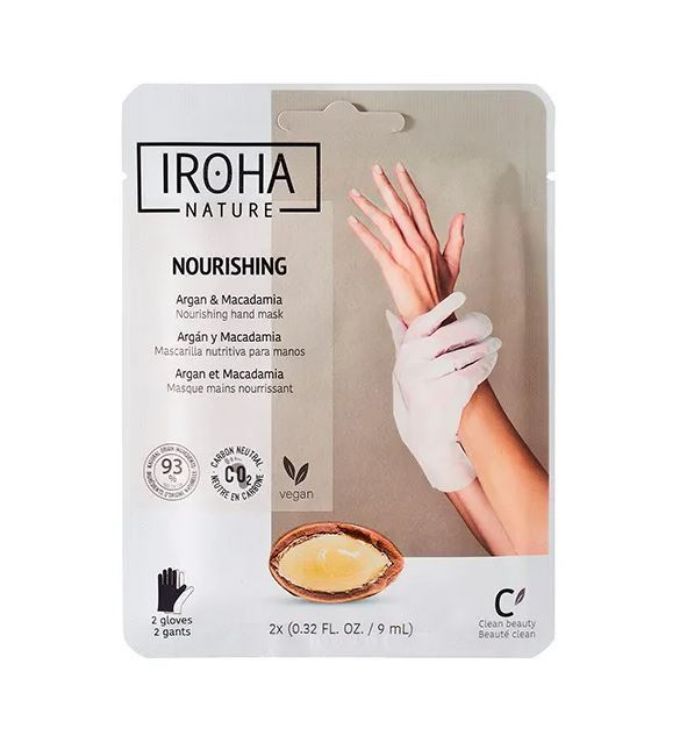 Imagen de Guantes Mascarilla Nutritivos con Argán y  Macadamia Iroha Nature