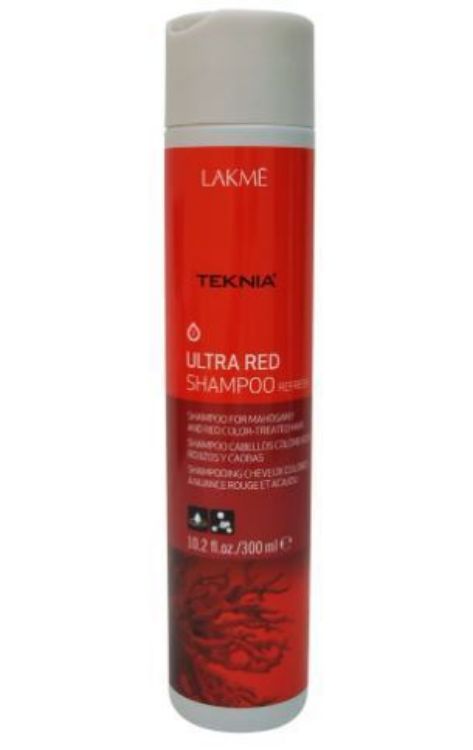 Imagen de Teknia Champú Cabellos Coloreados Rojizos Lakmé Ultra Red Shampoo Refresh 300 ml