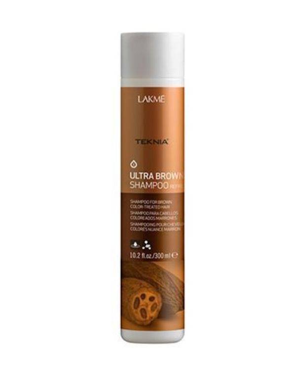 Imagen de Teknia Champú Cabellos Coloreados  Marrones Lakmé Ultra Brown Shampoo Refresh 300 ml