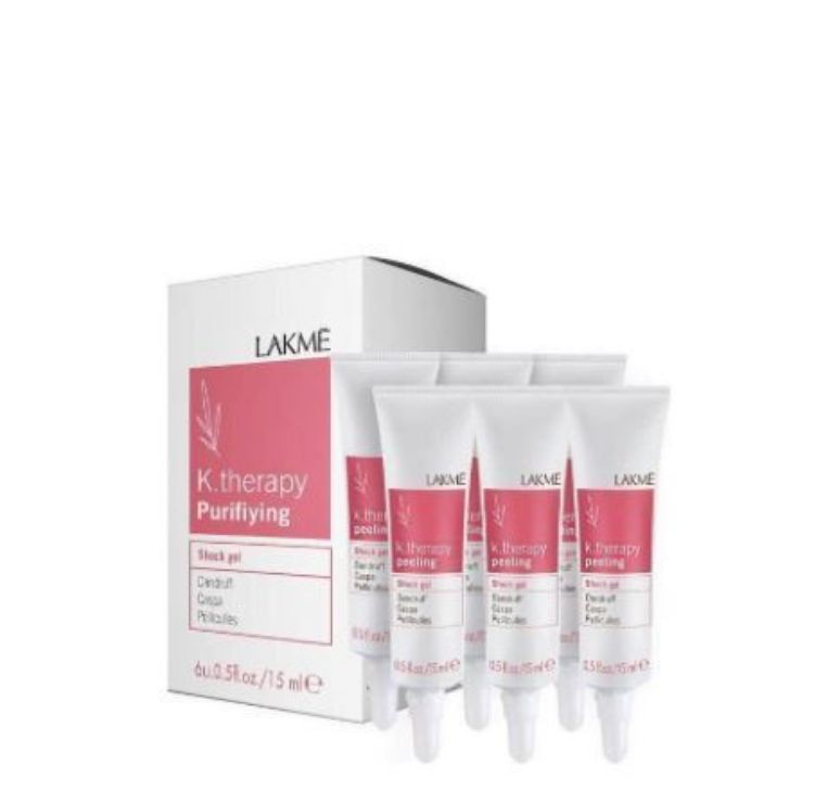 Imagen de Tratamiento Anti Caspa Lakmé Peeling Shock Gel 6 uds x 15 ml