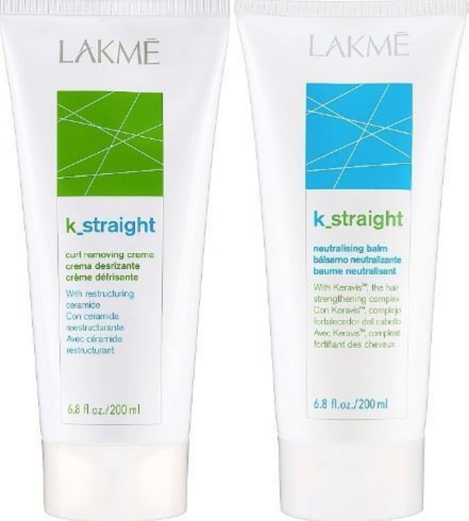 Imagen de Kit Desrizado Lakmé K. Straight 1  Cabellos Porosos o Sensibles