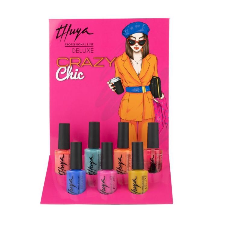 Imagen de Expositor Crazy Chic Thuya Esmaltes Deluxe