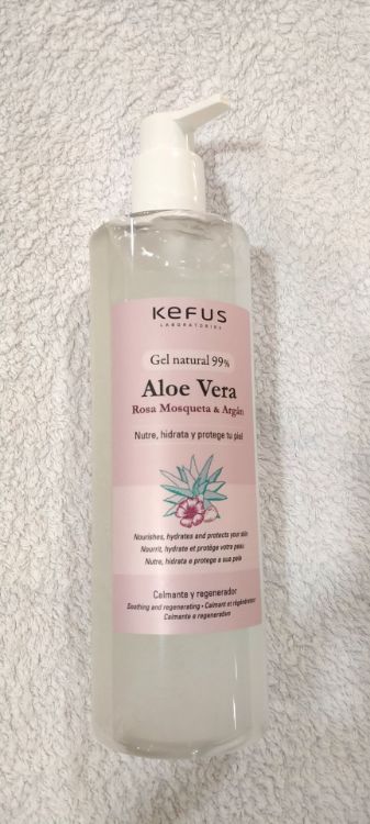 Imagen de Gel Aloe Vera Kefus con Rosa Mosqueta y Argán 500 ml