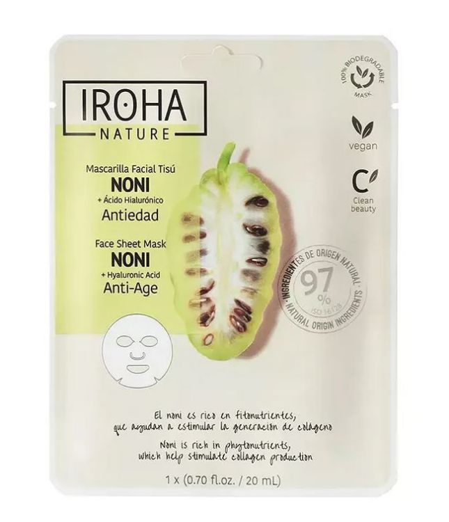 Imagen de Mascarilla en Tisú con Noni Antiedad Iroha Nature